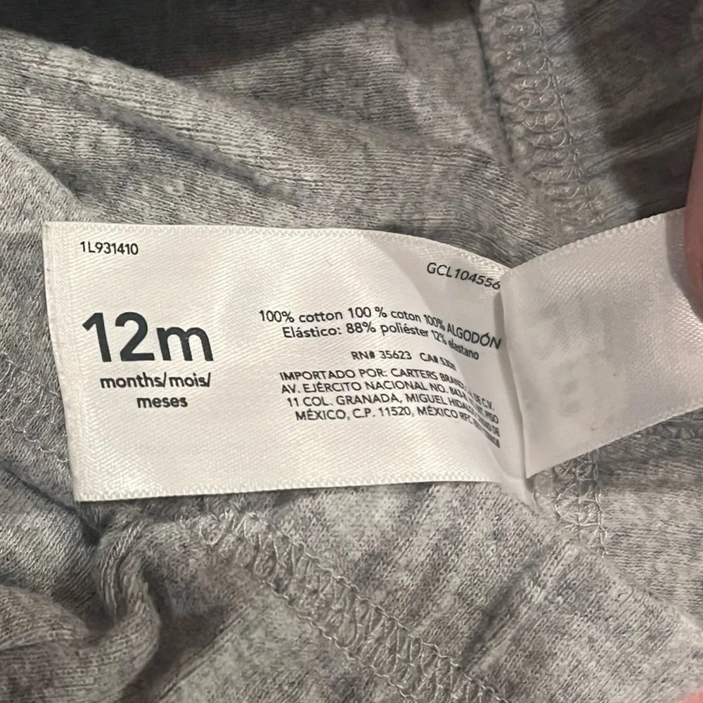 3/$20 Set of 2 Black and Gray Joggers- Size 12M